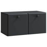 vidaXL Oglindă TV montată pe perete Pe perete Negru 59,5 x 31 x 30 cm 899216