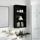 vidaXL Dulap de perete pentru baie Stejar Negru 40 x 14 x 70 cm 889360