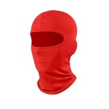 Cagula Moto FIXATO, Unisex, Protectie UV, Material elastic, respirabil, Marime universala, Rosie
