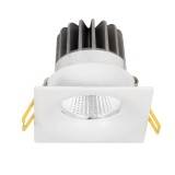 Spot LED patrat Sumota 8W 4000K IP44, alb, Metsan