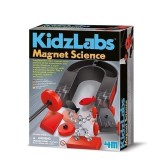 Kit magnetic pentru 10 experimente, Magnet Science, KidzLabs, 4M