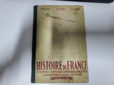 Histoire de France et notions sommaires d&amp;#039;histoire ancienne- P.Besseige foto