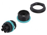 Conector alimentare AC terminal cu șurub mamă TH387 0,5-4mm2