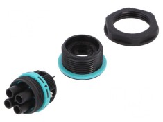 Conector alimentare AC terminal cu șurub mamă TH387 0,5-4mm2
