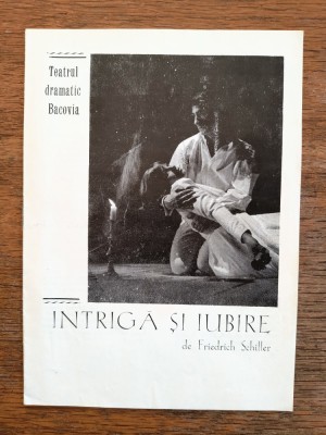 Pliant, program Teatrul Dramatic Bacovia - Intriga si iubire / CD1P foto