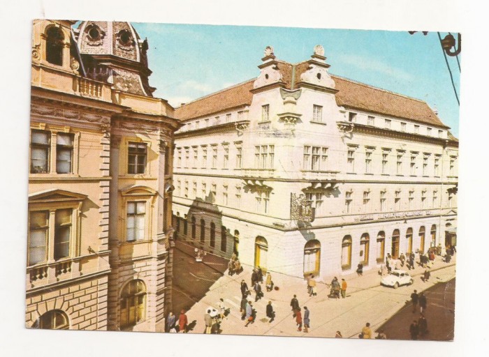 RF52 -Carte Postala- Sibiu, Hotel Imparatul Romanilor, circulata 1974