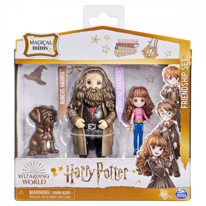 HARRY POTTER SET 2 FIGURINE RUBEUS HAGRID SI HERMIONE GRANGER SuperHeroes ToysZone