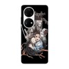 Husa compatibila cu Huawei P50 Pro model Demon Slayer Kimetsu no Yaiba, Silicon, TPU, Viceversa, Transparent, Carcasa