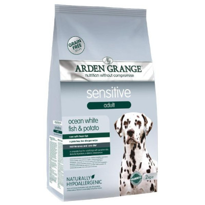 ARDEN GRANGE Sensitive Adult Ocean Peste alb și cartofi12 kg foto