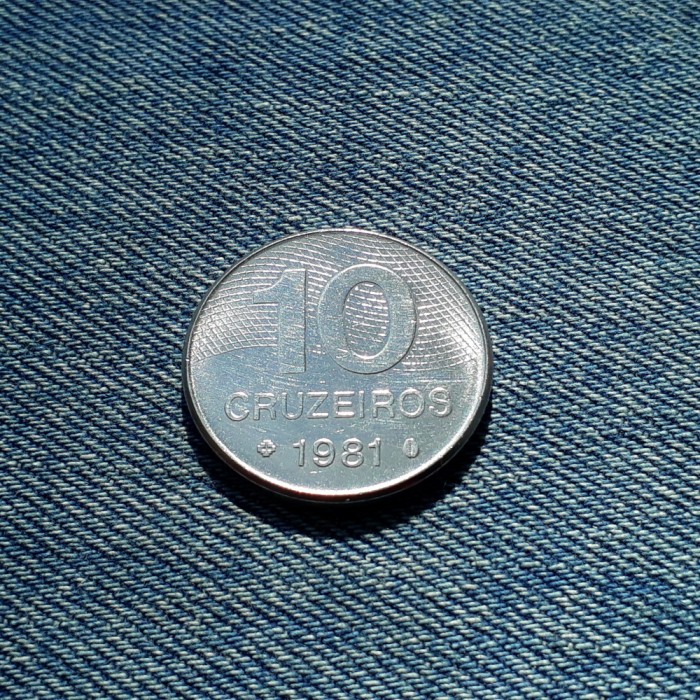 10 Cruzeiros 1981 Brazilia