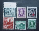 Set timbre Germania Generalgouvernement Postkutsche Slovacia Hlinka Boemia Crucea Rosie - A228