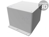 Carcasă universală ABS neagră 120x120x95mm