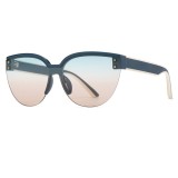 Ochelari de soare pentru femei 6506, green / brown
