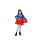 Costum carnaval Super Hero Girl pentru Copii, marime 130/140 cm (8-10 Ani)