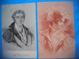 HOPCT 1858 FRANTA-ROMANTICA-LOT 2 CARTI POSTALE VECHI-NECIRCULATE