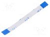 Banda FFC, 8 pini, lungime 50mm, seria FFC5-TIN, GCT - 05-08-A-0050-A-4-06-4-T