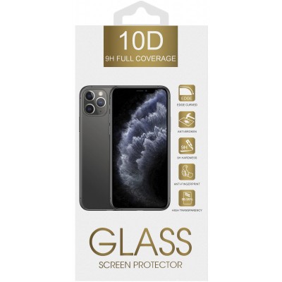 Folie Protectie Ecran OEM pentru Huawei Y6 (2019) / Huawei Y6 Pro (2019), Sticla securizata, Full Face, Full Glue, 10D, 9H Neagra foto