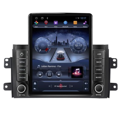 Navigatie dedicata cu Android Fiat Sedici 2006 - 2015, 2GB RAM, Radio GPS Dual foto