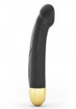 Vibrator Real Vibration M 2.0, 10 Moduri Vibratii, Silicon, USB, Negru/Auriu, 21.9 cm, Dorcel