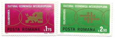 Romania (437) - Colaborarea Cultural - Economica Intereuropeana, 1972 - serie neobliterata foto