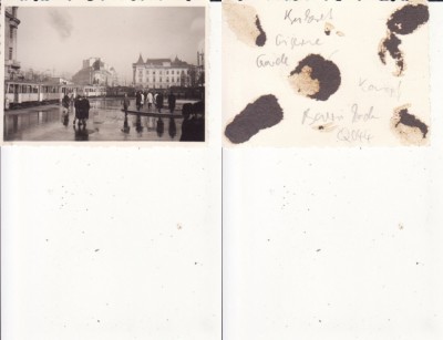 Bucuresti- Statuia Bratianu, animata, tramvai-militara WWII, WK2 foto