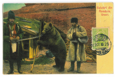 4598 - URSARI, Romania - old postcard - used - 1907 - TCV foto