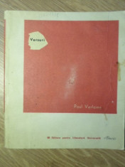 VERSURI - PAUL VERLAINE foto