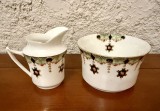 ZAHARNITA SI LETIERA DIN PORTELAN J.G.S.&amp;Co FOLEY CHINA ENGLAND- COLECTIA JEWEL 1898- 1936