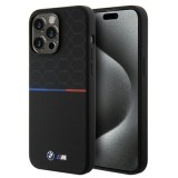 Husa pentru iPhone 15 Pro Max - BMW Hardcase M Silicone Pattern MagSafe (BMHMP15X22SMPK) - Black