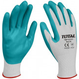 TOTAL - MANUSI DE PROTECTIE - NITRIL + TEXTIL - XL PowerTool TopQuality