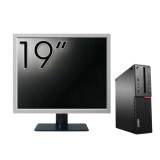 Pachet Calculator Second Hand LENOVO M910 SFF, Intel Core i5-6500 3.20GHz, 8GB DDR4, 256GB SSD + Monitor 19&amp;quot; NewTechnology Media