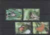 Samoa 2015 - Fauna , Insecte , Fluturi , serie 4 valori , dantelate , MNH , Mi. 1259-1262 , cota 120, Nestampilat