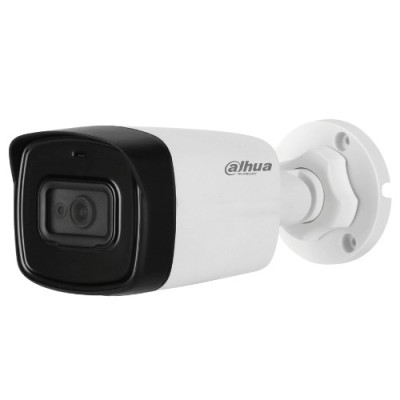 Camera analog bullet Dahua 8MP 4K, IR 80m, lentila 2.8mm, Microfon, IP67 - HAC-HFW1800TL-A-0280B SafetyGuard Surveillance foto