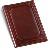 Agenda piele A4 model R maro