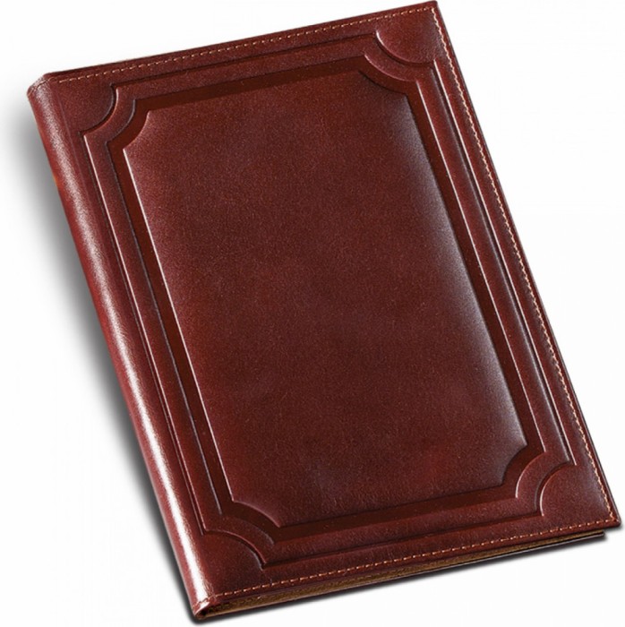 Agenda piele A4 model R maro