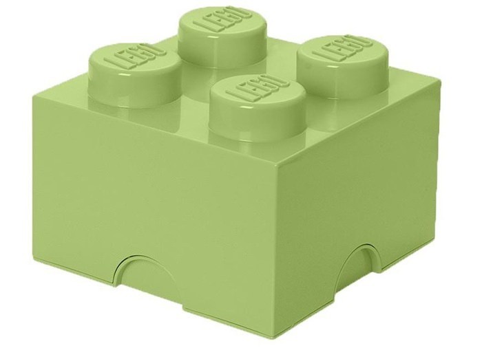 Cutie depozitare LEGO 2X2 Verde galbui 40031748 Cutie depozitare LEGO 2X2 Verde galbui 40031748