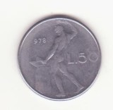 Italia 50 lire 1978 -large type., Europa, Acmonital