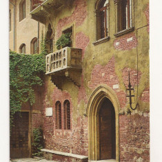 FA50-Carte Postala- ITALIA - Verona, Casa di Giuletta, necirculata 1968