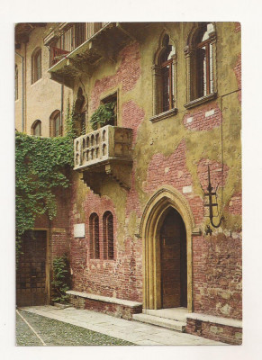 FA50-Carte Postala- ITALIA - Verona, Casa di Giuletta, necirculata 1968 foto