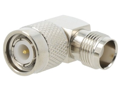 Conector TNC adaptor 90&amp;deg; 50&amp;Omega; aurit foto