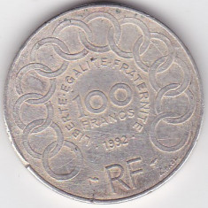 Franta 100 Franci francs 1992 Jean Monnet