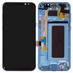 Display Cu Touchscreen Samsung Galaxy S8 Plus G955 Original Albastru foto