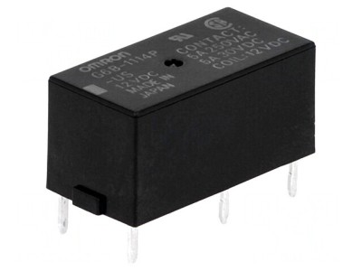 Releu electromagnetic 12VDC 5A SPST-NO foto