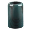 Suport Periuță de Dinți, Model Marble, Diametru 7.5 cm, &Icirc;nălțime 12.5 cm, Verde, Oem
