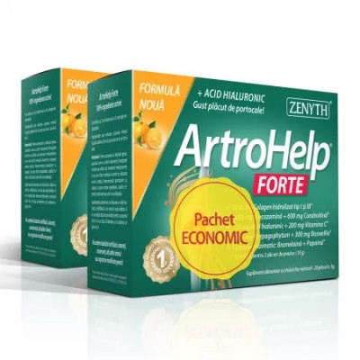 Pachet ArtroHelp Forte, 28+14 plicuri, Zenyth foto