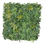 Cumpara ieftin Panou plante artificiale verzi interior, exterior Hawaian 100x100 cm