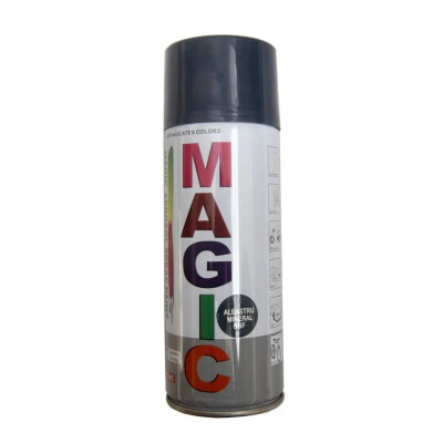 Spray vopsea MAGIC albastru mineral rnf 400 ml foto