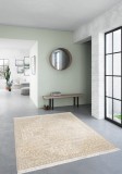 Cumpara ieftin Covor Model RE BORN 21701-850, Marime 80 x 150 cm, Bej, Bumbac reciclat si Polipropilena, Living, Dormitor, Sufragerie, Birou