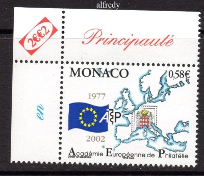 MONACO 2002, Academia de Filatelie, serie neuzata, MNH foto