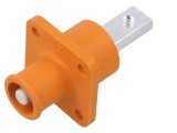 Conector alimentare DC DEGSON ESS-100A-16-B/S-OR-00, soclu 1,5kV, 1 pin &icirc;nşurubare
